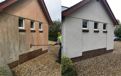 exterior building cleaning